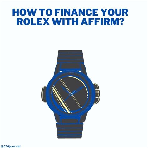 rolex with financing|rolex financing affirm.